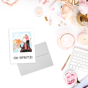 Oh Spritz! Greeting Card
